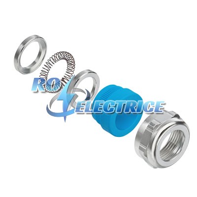 VG 21 HQ EMV68 14-18; Heavy Duty Connectors, Accessories, cable glands, Brass, nickel-plated